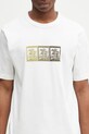 Pamučna majica Norse Projects Holger Post Stamp Print T-Shirt bijela N01.0686.0001