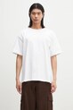 Pamučna majica Norse Projects Simon Heavy T-shirt bez uzorka bijela N01.0687.0001