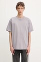 Norse Projects tricou din bumbac Norse Standard Heavy Loose T-shirt uni violet N01.0679.6017