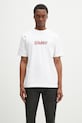 Daily Paper t-shirt bawełniany Overwritten T-Shirt nadruk biały 2511042