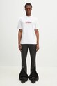 Daily Paper t-shirt bawełniany Overwritten T-Shirt 2511042 biały