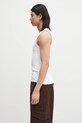 Daily Paper t-shirt Dias Rib Tank Top 2512031 biały SS25