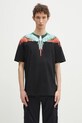 Marcelo Burlon tricou din bumbac Icon Wings Basic T-Shirt Black Multicolo print negru CMAA056S25JER0011084