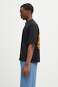 Marcelo Burlon t-shirt bawełniany County Flame Boxy T-Shirt Black Red CMAA05AS25JER0071025 czarny SS25