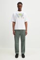 Marcelo Burlon tricou din bumbac County Angel Boxy T-Shirt White Multicol CMAA05AS25JER0020184 alb