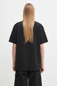 Одежда Хлопковая футболка Marcelo Burlon Goodbye Quote Basic T-Shirt Black White CMAA056S25JER0071001 чёрный