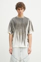 Бавовняна футболка Marcelo Burlon Fire Heart Spray Boxy T-Shirt Ecru Mediu бавовна бежевий CMAA05AS25JER0096F06