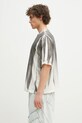 Marcelo Burlon tricou din bumbac Fire Heart Spray Boxy T-Shirt Ecru Mediu CMAA05AS25JER0096F06 bej SS25