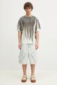 Marcelo Burlon tricou din bumbac Fire Heart Spray Boxy T-Shirt Ecru Mediu CMAA05AS25JER0096F06 bej