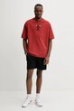 New Era t-shirt bawełniany 60596461 pomarańczowy SS25