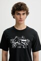 MM6 Maison Margiela pamut póló fekete SH2GC0024.M20108.899