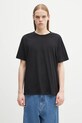 Bavlněné tričko Our Legacy New Box relaxed černá M2206NBL