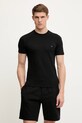 Emporio Armani Underwear t-shirt z elastanem czarny EM000379.AF10785