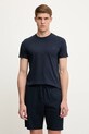 Emporio Armani Underwear tricou din bumbac uni bleumarin EM000377.AF14210