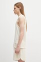 Wales Bonner cotton t-shirt Groove Tank MS25JE10.CO04.100 beige SS25