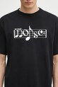 Undercover t-shirt bawełniany C/S czarny UP1E4809