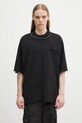 T-Shirt χαλαρό μαύρο UC1E4814