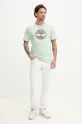 Timberland t-shirt in cotone TB0A2C2RENE1 verde SS25