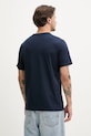 Odzież Timberland t-shirt bawełniany TB0A5WQQ4331 granatowy