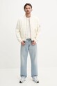 Βαμβακερό μπλουζάκι Timberland TB0A6DG5CM91 μπεζ SS25