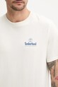 Bombažna kratka majica Timberland TB0A6DG5CM91 bež