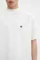 Needles tricou S/S Mock Neck alb QV353
