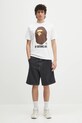 A Bathing Ape t-shirt in cotone By Bathing Ape 1L30110002 bianco