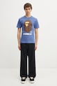 A Bathing Ape t-shirt in cotone By Bathing Ape 1L30110002 blu navy