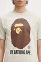 A Bathing Ape t-shirt in cotone By Bathing Ape beige 1L30110002