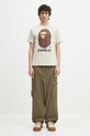 A Bathing Ape t-shirt in cotone By Bathing Ape 1L30110002 beige
