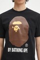 A Bathing Ape t-shirt bawełniany By Bathing Ape czarny 1L30110002