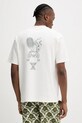 Îmbrăcăminte Drôle de Monsieur tricou din bumbac Le T-Shirt Medicis Sport G.TS232.CO002.OW bej