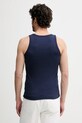 United Colors of Benetton top din bumbac 3JKF2H002 bleumarin SS25