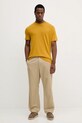 Λευκό μπλουζάκι United Colors of Benetton 3UTFU10B1 κίτρινο SS25
