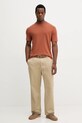 Plátěné tričko United Colors of Benetton 3UTFU10B1 oranžová SS25