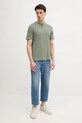 United Colors of Benetton t-shirt bawełniany 3RL3U10AS zielony SS25