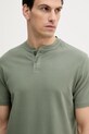 Odzież United Colors of Benetton t-shirt bawełniany 3RL3U10AS zielony