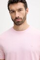 United Colors of Benetton t-shirt bawełniany różowy 3M4WU1088