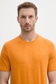 Бавовняна футболка United Colors of Benetton помаранчевий 36JGU105U