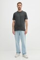 Bavlněné tričko United Colors of Benetton 36JGU105U šedá SS25