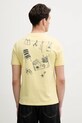 Odzież United Colors of Benetton t-shirt bawełniany 3BL0U10AF żółty