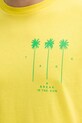 United Colors of Benetton tricou din bumbac 3BL0U10AF galben