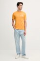 United Colors of Benetton t-shirt bawełniany 3BL0U10AF pomarańczowy SS25