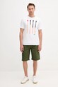 United Colors of Benetton t-shirt in cotone 3BL0U10AG bianco SS25