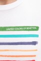 United Colors of Benetton t-shirt in cotone bianco 3BL0U10AG