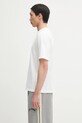 Памучна тениска Palm Angels Classic Logo Slim PMAA089C99JER0030110 бял SS25