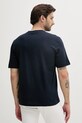 Odzież Sisley t-shirt bawełniany 3I1XS104G granatowy