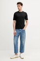 Sisley tricou 361VS104K negru SS25
