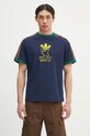 adidas Originals t-shirt in cotone x Brain Dead Dead regolare blu navy JN2412