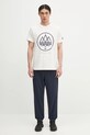 Bavlněné tričko adidas Originals x SPZL MOD Tee JN5441 béžová
